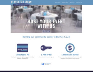Beaverton Lions Community Center - Website
