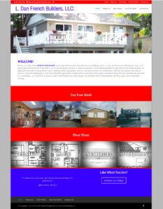 L Dan French Builders - Website