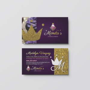 Mimitas Cakes and Sweets - Business Card