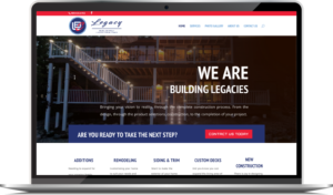 Legacy Builders Construction - Website